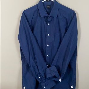 JCrew Navy Blue long-sleeve button down